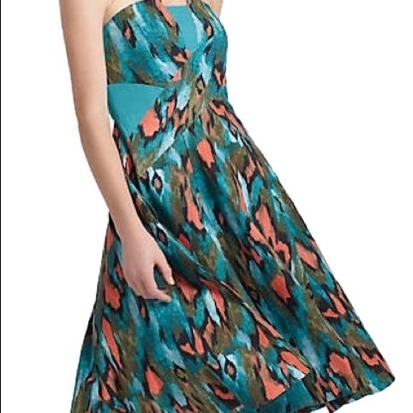 Anthropologie Strapless pocket formal midi Dress - Picture 4 of 4